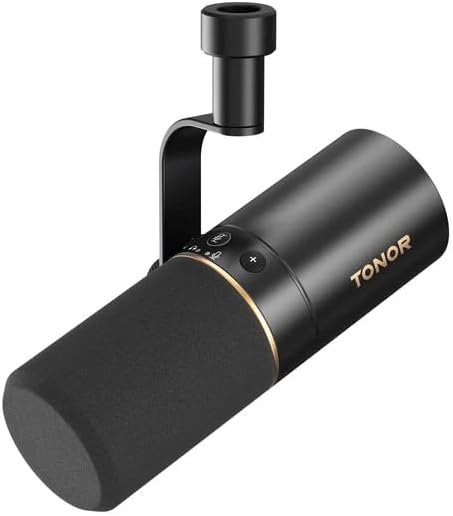 TONOR Dynamic Microphone, XLR/USB Microphone for Podcast, Recording