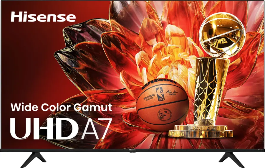 Hisense - 65" Class A7 Series LED 4K UHD HDR WCG Smart Google TV (2024)