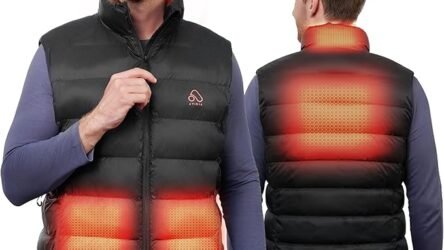 AVIDIA Heated Vest for Men – Lightweight Rechargeable Warmth for Extreme Cold